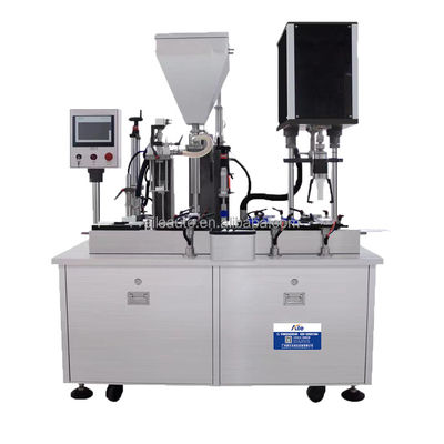 качество  Work Efficiently Cosmetic Cream Filling Machine For Bottle Factory Pneumatic Driven завод