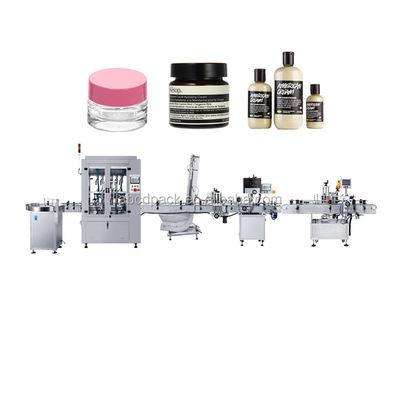 качество  CE Standard Automatic Emulsion Production Line Small Cream Products Flling Filling Capping Labeling Machine With Video завод